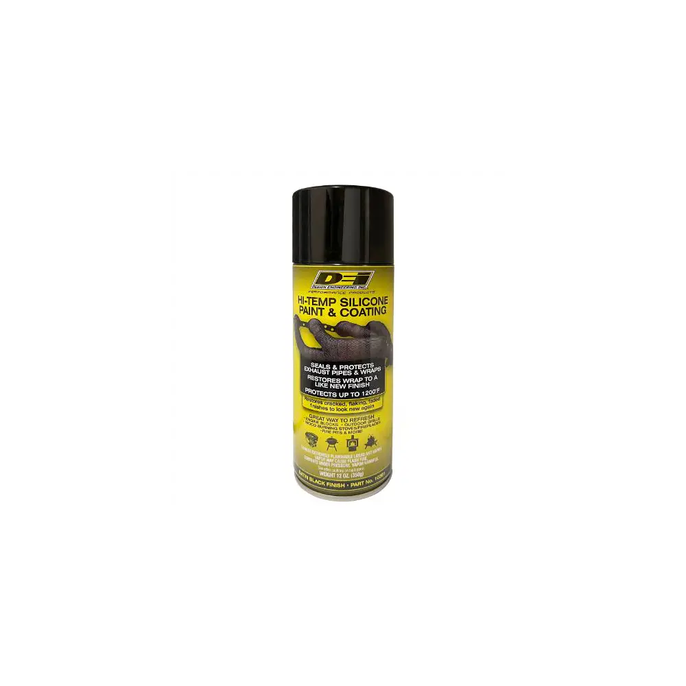 Hi-Temp Silicone Coating Spray - Black - DEI10301